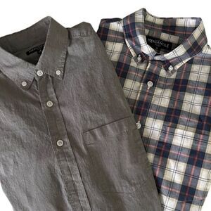 J.‎ Crew Mercantile Flex Bundle of 2 Long Sleeve Button Down Shirts Men’s Size S